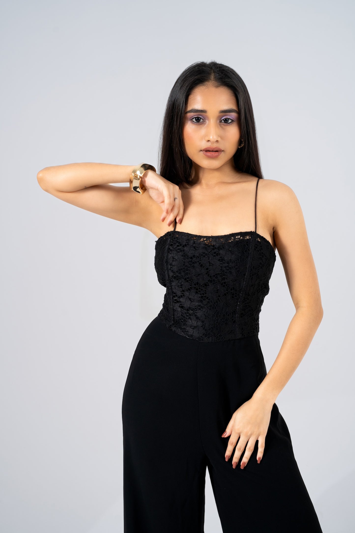 Noir Corset Jumpsuit