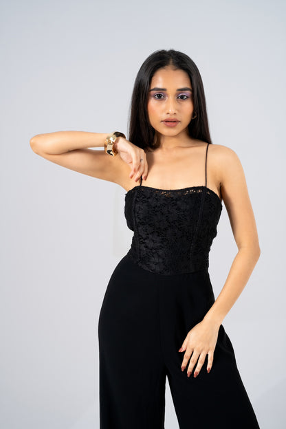 Noir Corset Jumpsuit