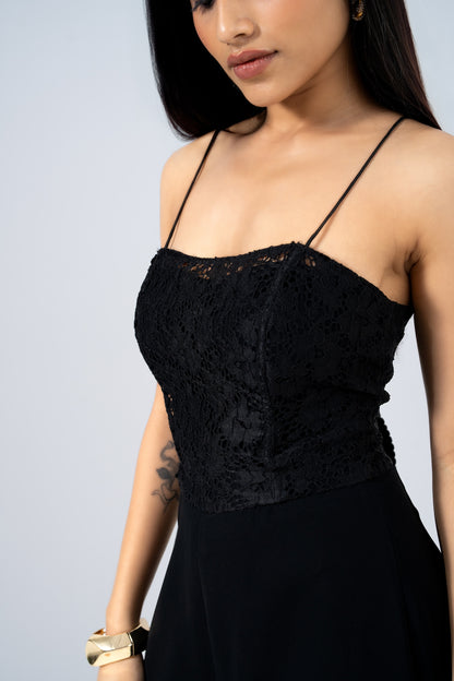 Noir Corset Jumpsuit