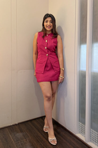 Berry Vest Set