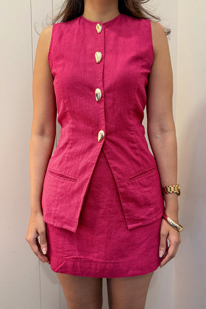 Berry Vest Set